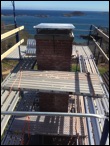 Kingston NH Chimney masonry repair and scaffolding